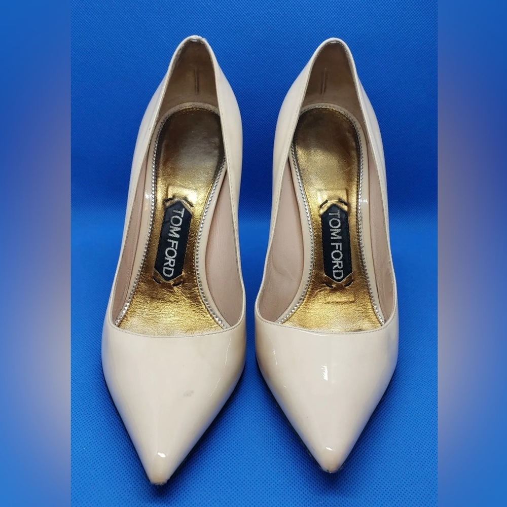 🔥🔥🔥Tom Ford stiletto nude/beige leather